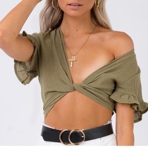 Princess Polly Honey Tie Up Top